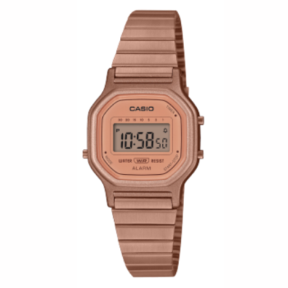 Casio Vintage LA-11WR-5A Rose Gold Stainless Steel Band Women Watch